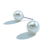 VOTUM Cultured White Pearl Earring Stud
