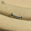 VOTUM K Gold Piercing with Moissanite Stone