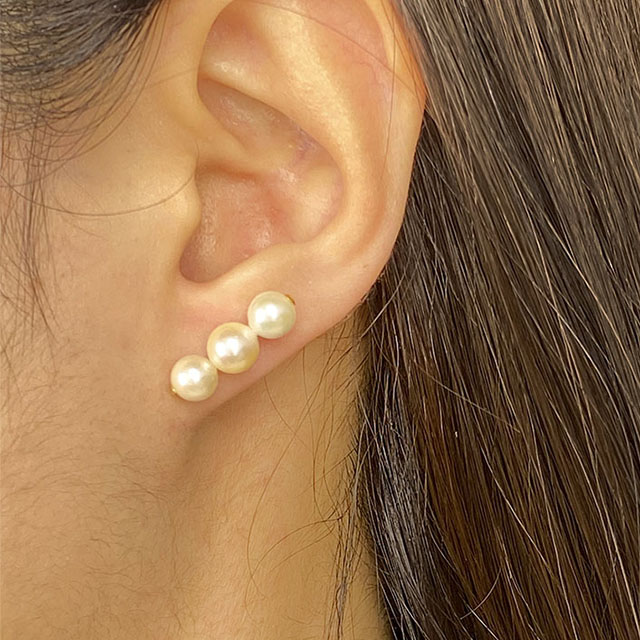6-7mm Akoya Pearl Earring Stud