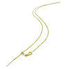Au750 Yellow Gold Adjustable Chain Necklace for Pendant