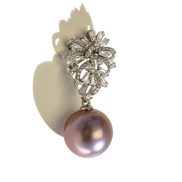 VOTUM 14-15mm Kasumi Pearl Pendant Custom Gift for Mom