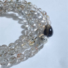 Votum Black Gold Super Seven Smoky Quartz 925 Silver Beaded Bracelet 