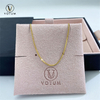 Votum Original Au750 18K Yellow Gold Adjustable Chain Necklace for Pendant Charm Women Luxury Custom Fine Jewelry Jewellery