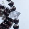 Votum Double Terminated Quartz Red Phantom Quartz Beaded Bracelet