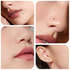 VOTUM K Gold Piercing with Moissanite Stone
