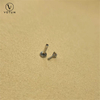 VOTUM K Gold Piercing with Moissanite Stone