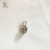 Votum Au750 Real Cornflower Sapphire Stone Diamonds Pendant Charm for Necklace 18K Gold Luxury Blue Gemstone Custom Fine Jewery
