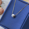 Votum Akoya Pearl Charm Pendant for Necklace Luxury 18K Real Gold Round Bead Elegant Japanese Pearls Pendants Custom Gift Women