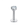 VOTUM K Gold Piercing with Moissanite Stone