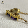 VOTUM Origin Amethyst Necklace Earring Stud Jewelry Set