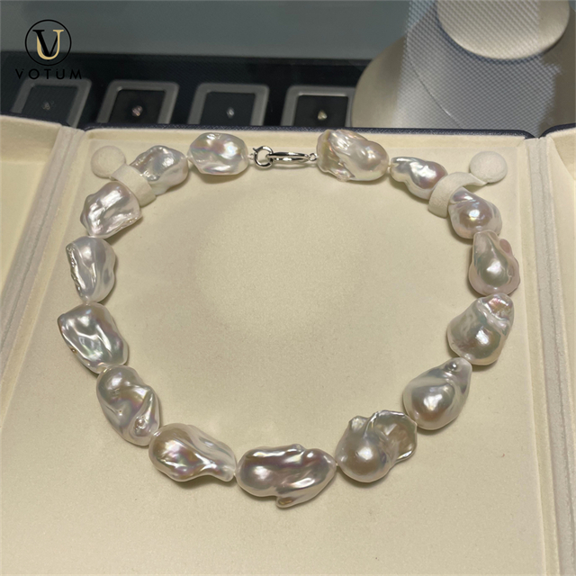 VOTUM Baroque Pearl Necklace Choker Custom Gift
