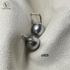 Votum 925 Silver Tahitian Gray Pearl Earring Hoops Cultured South Sea Pearls Earrings hanging Women Luxury Custom Fine Jewelry
