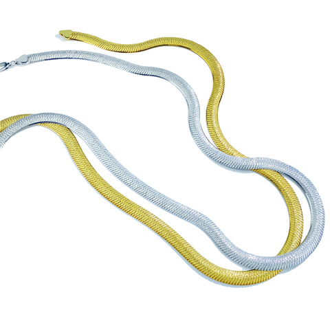 VOTUM Snake Chain Italian Handmade Choker Necklaces