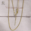 Votum Original Au750 18K Yellow Gold Adjustable Chain Necklace for Pendant Charm Women Luxury Custom Fine Jewelry Jewellery