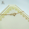 VOTUM Love Flower Shape Diamonds Chain Neckalce Gift for Girl