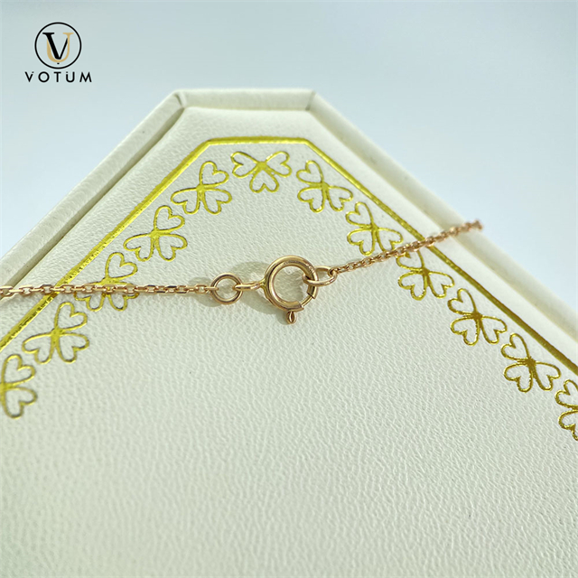 VOTUM Love Flower Shape Diamonds Chain Neckalce Gift for Girl