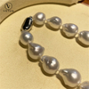 VOTUM Saltwater White Baroque Pearl Necklace Wedding Jewelry
