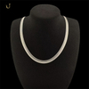 Votum 925 Sterling Silver Snake Chain Necklace Italian Gold Plated Choker Necklaces Minimalist Unisex Jewelry Jewellery for Women