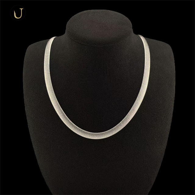 Votum 925 Sterling Silver Snake Chain Necklace Italian Gold Plated Choker Necklaces Minimalist Unisex Jewelry Jewellery for Women
