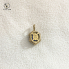 Votum Au750 Real Cornflower Sapphire Stone Diamonds Pendant Charm for Necklace 18K Gold Luxury Blue Gemstone Custom Fine Jewery