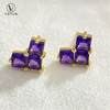 VOTUM Origin Amethyst Necklace Earring Stud Jewelry Set