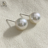 VOTUM Cultured White Pearl Earring Stud